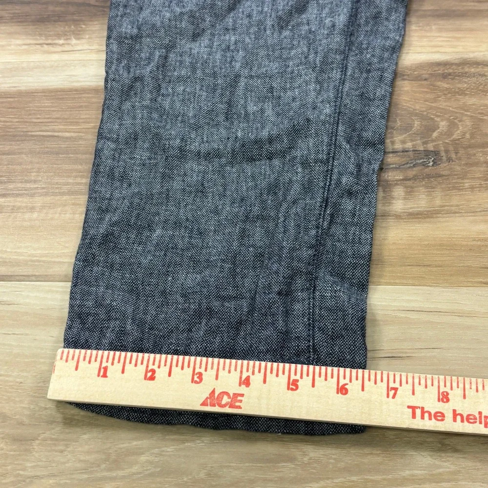 Banana Republic Pants Mens 33x30 Minimalist Linen Cotton Athletic Fit Blue